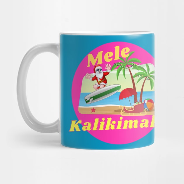 Mele Kalikimaka Hawaiian Christmas by Natalie C. Designs 